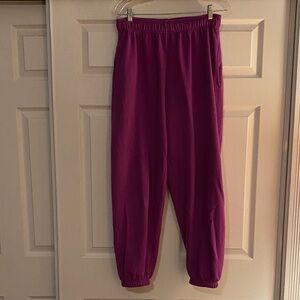 PINK Victoria's Secret Magenta Joggers size medium